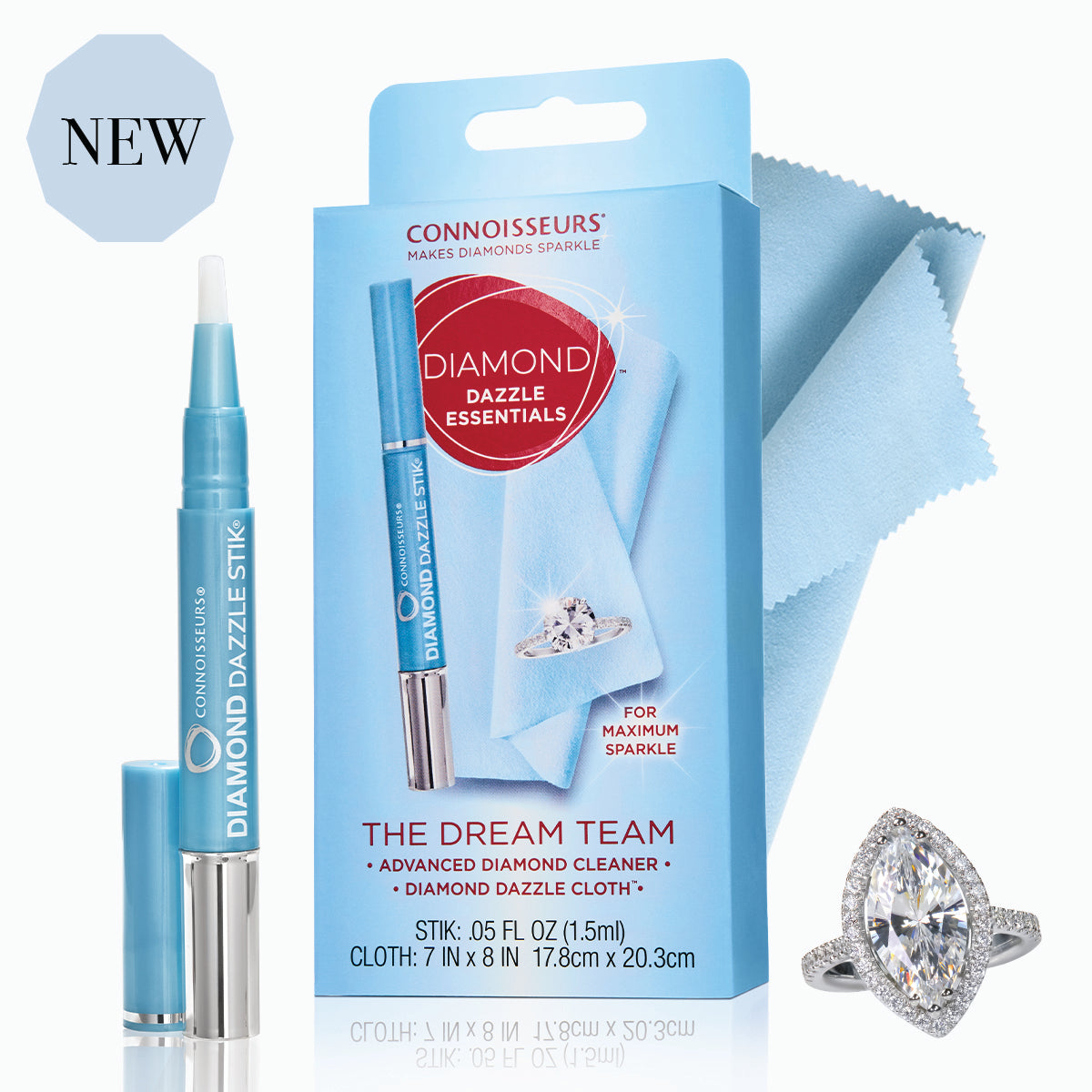 The Dream Team™ Diamond Cleaning Kit – Connoisseurs Jewelry Cleaner