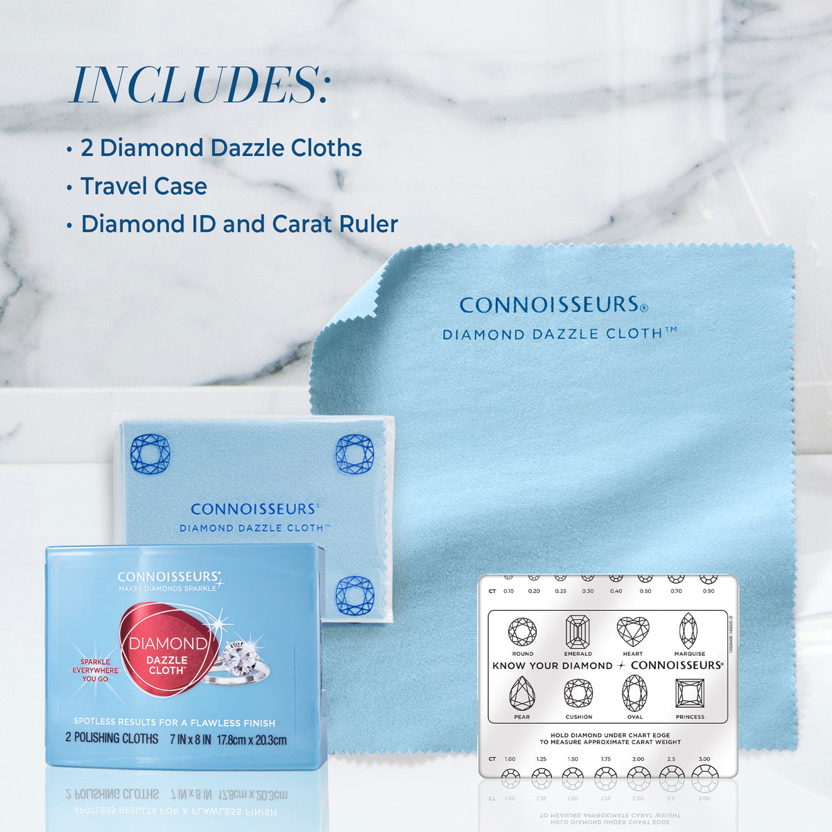 Diamond Dazzle Cloth™ – Connoisseurs Jewelry Cleaner