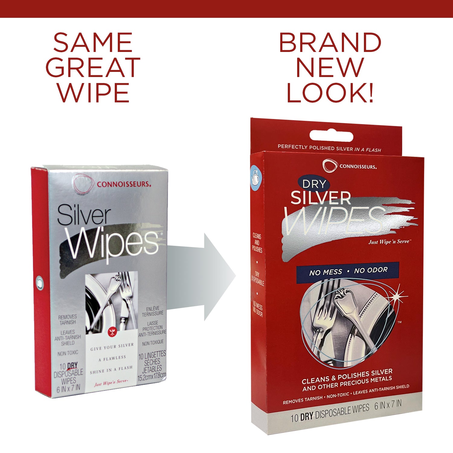 Silver Wipes – Connoisseurs Jewelry Cleaner