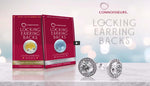 Silverlocks: Silver Locking Earrings Back
