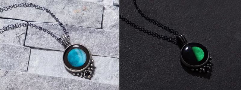 Moonglow Moon Phase Pendant available at thegrommet.com