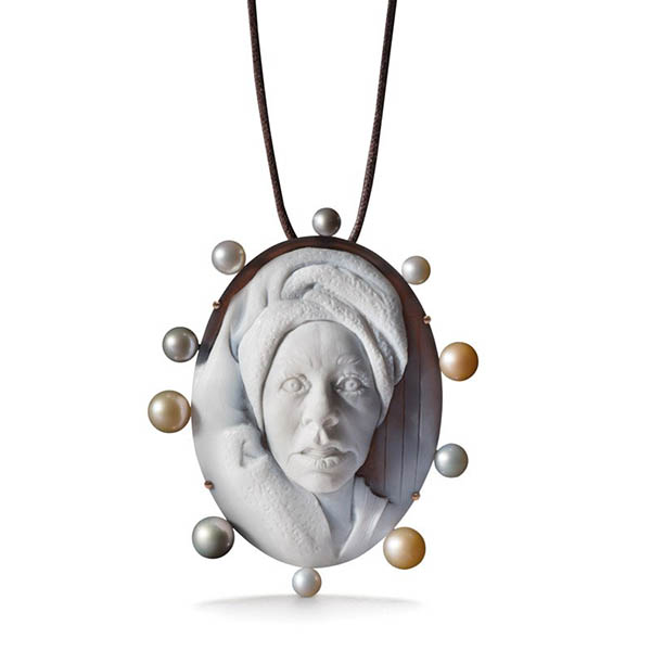 Spa Cameo Pendant by Photographer Cindy Sherman and LizWorks