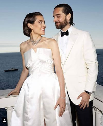 3 Saturdays in June: Celebrity Brides from Hollywood, Sports, and Actual Royalty 2 Charlotte Casiraghi and Dimitri Rassam make news in celebrity weddings for June 2019