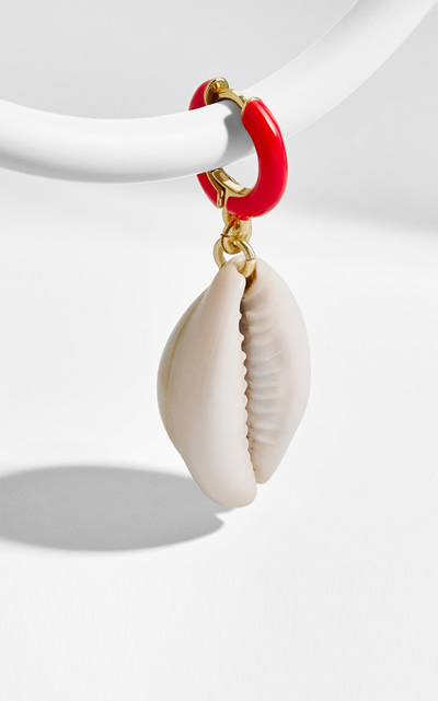 What to Wear to a Wedding This Summer | Are You a Best-Dressed Guest? 10 Costa Single Shell Earring, at Baublebar