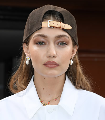Gigi Hadid in the front row at the Louis Vuitton Spring 2019 Show