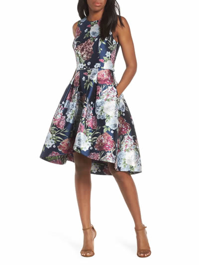 What to Wear to a Wedding This Summer | Are You a Best-Dressed Guest? 5 Jacquard Fit & Flare Dress by Eliza J at Nordstrom