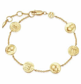 Lucy Williams Legion Coin Bracelet, worn as an anklet