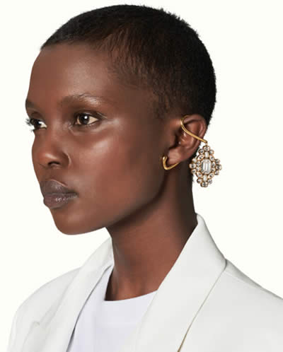Yes, Rihanna’s FENTY Collection for LVMH Includes Jewelry! 7 Fenty Maison Roped In Ear Cuffs