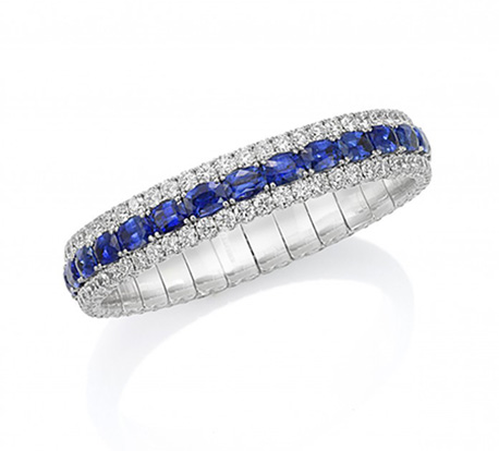 XpandableTM Sapphire and Diamond Bracelet by Picchiotti