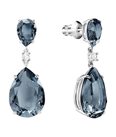 What to Wear to a Wedding This Summer | Are You a Best-Dressed Guest? 4 Blue Crustal Drop Earrings, $129, at Swarovski.com