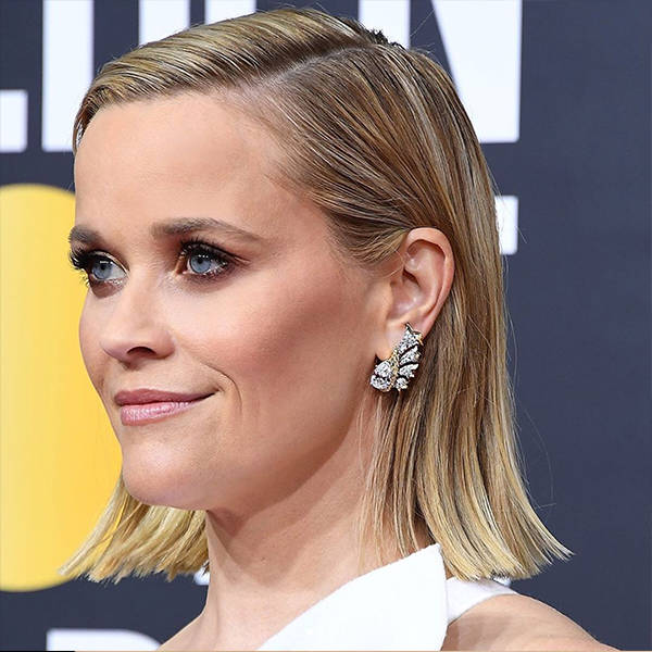 Rease Witherspoon wearing Tiffany Diamonds at the 2020 Golden Globe Awards