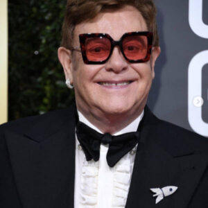 Elton John at the 2020 Golden Globes