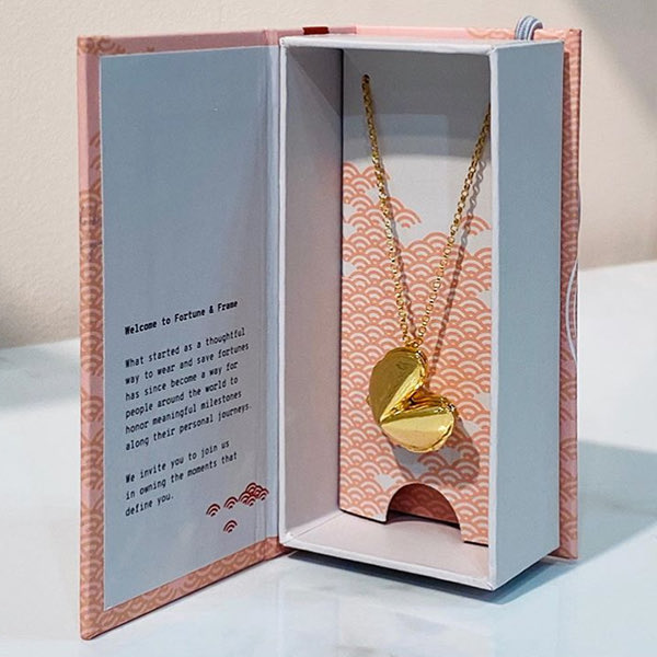 Fortune and Fame Fortune Cookie Necklace