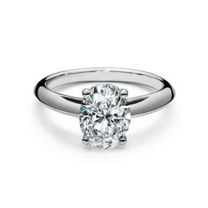 oval cut diamond engagement ring in platinum tiffany and co
