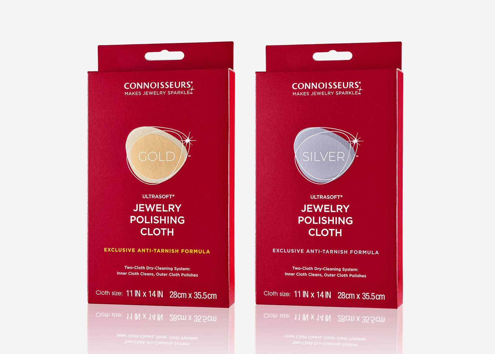Gold and Silver Jewelry Polishing Cloth Kit - Connoisseurs Jewelry