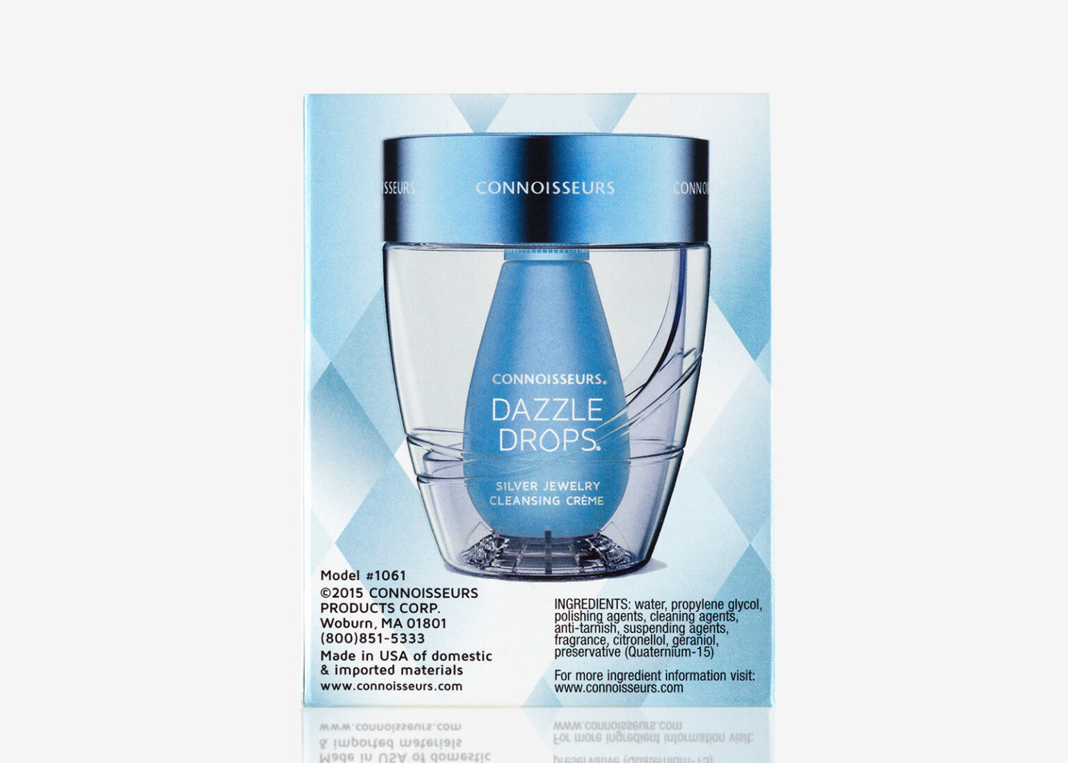 Dazzle Drops® Silver Jewelry Cleansing Crème Connoisseurs Jewelry Cleaner