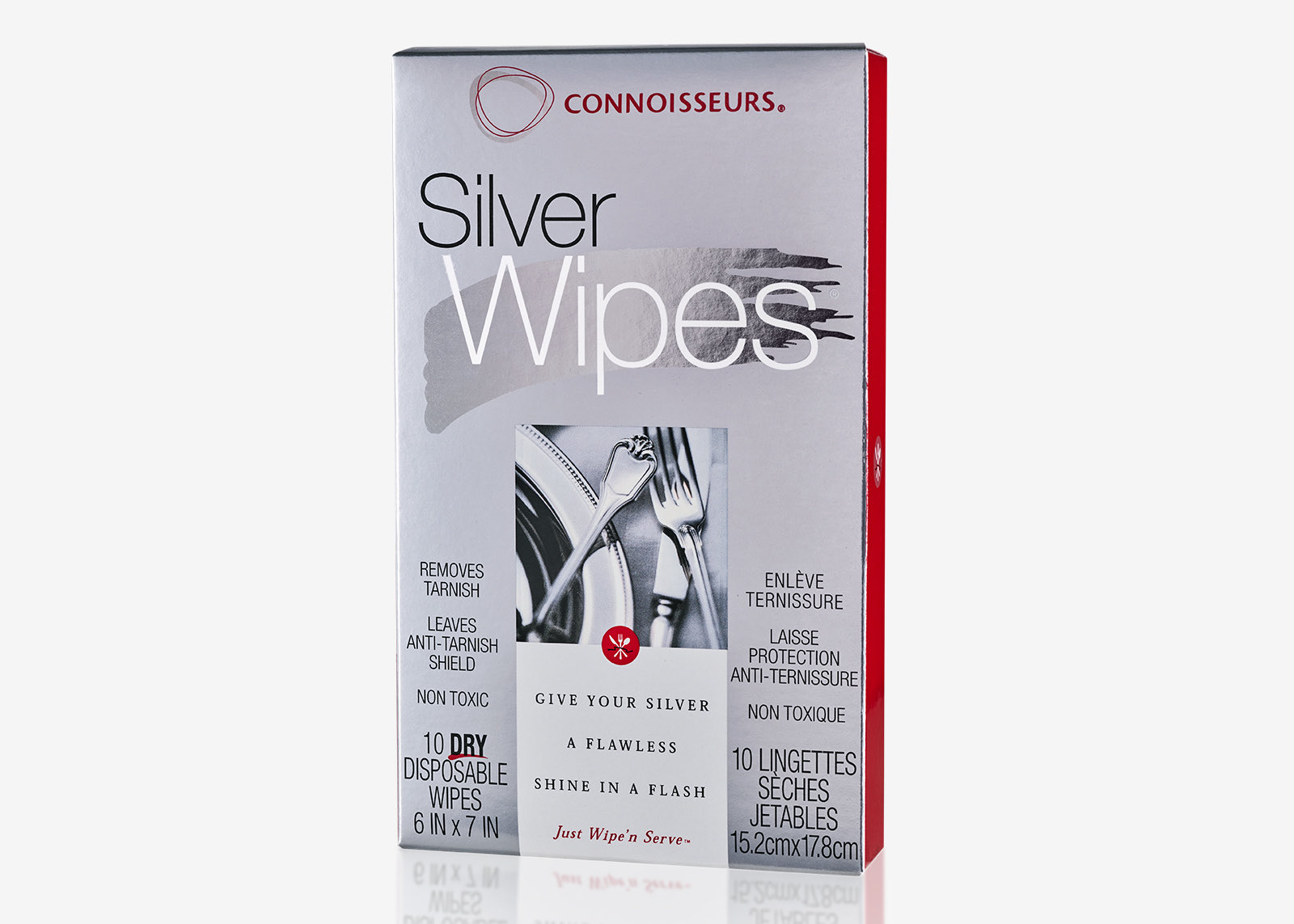 Connoisseurs Jewelry Wipes Gold and Silver Cleaner 25 Count - 3