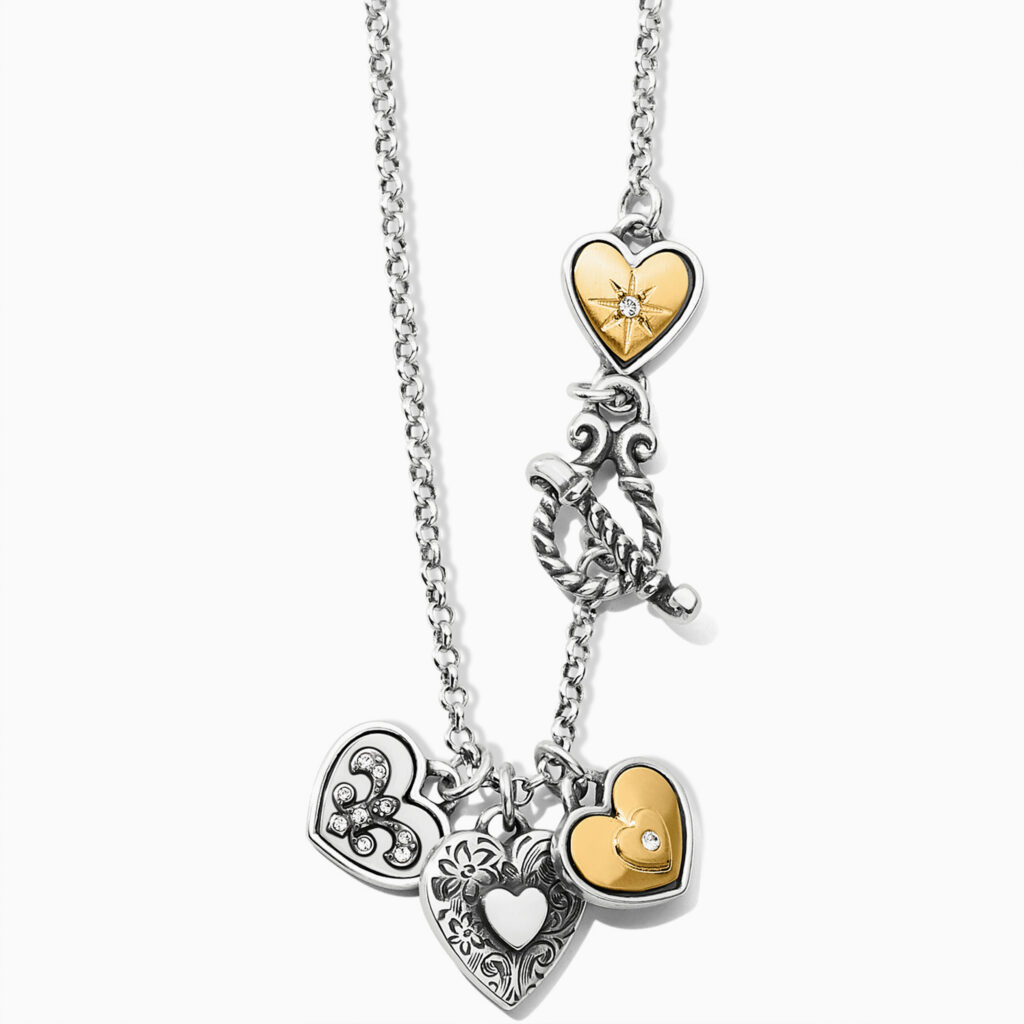 Brighton Open Heart Charm