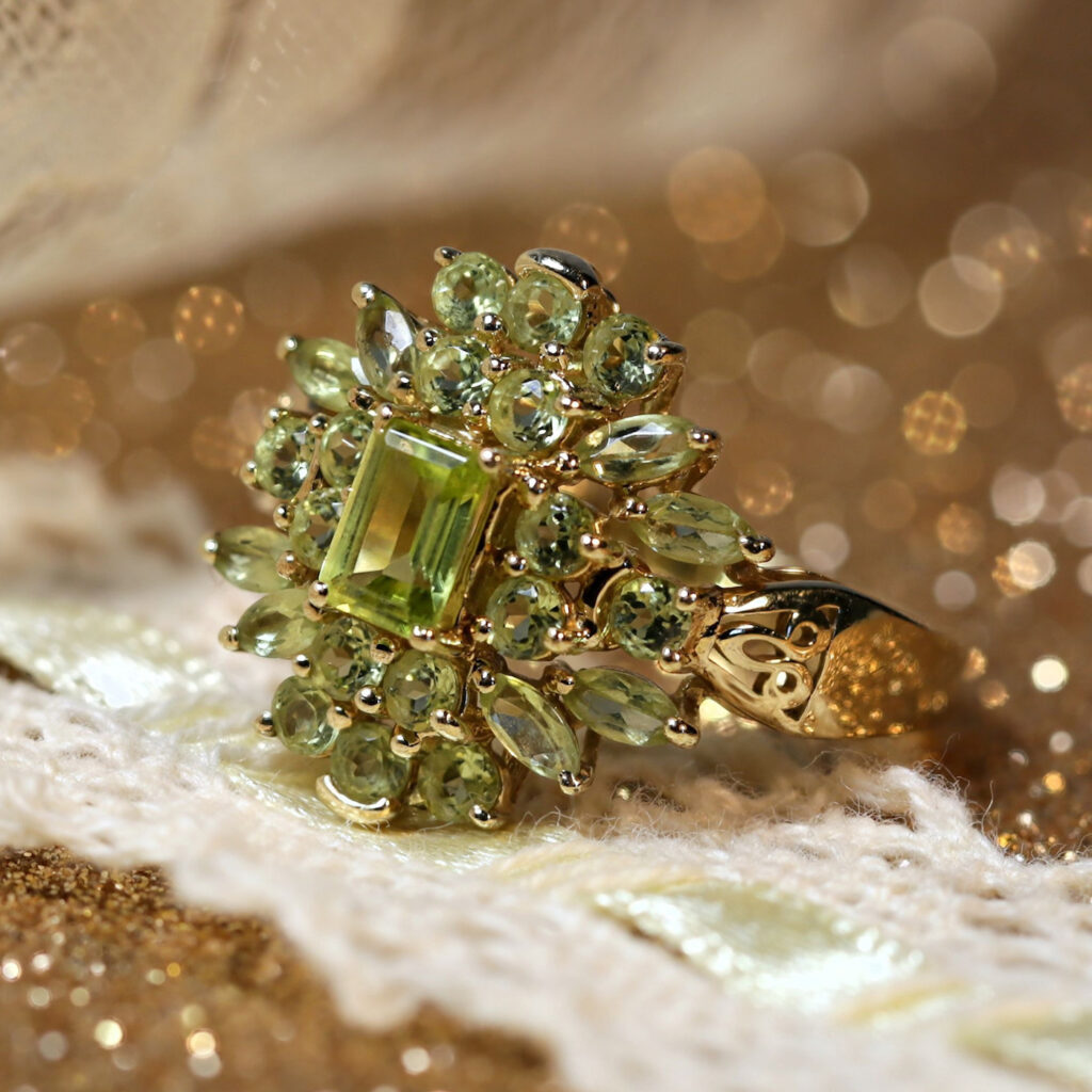 how to clean peridot jewelry