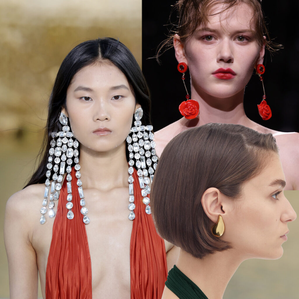 Valentino Paris Fashion Week F/W 23/24, Giorgio Armani Privé Paris Fashion Week F/W 23/24, Bottega Veneta Drop Earrings