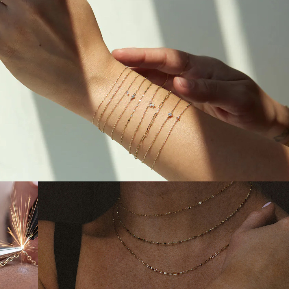 Top: Catbird Forever Bracelets Bottom Left: Getting Zapped at Catbird Bottom Right: Katie Ruocco for Unsplash