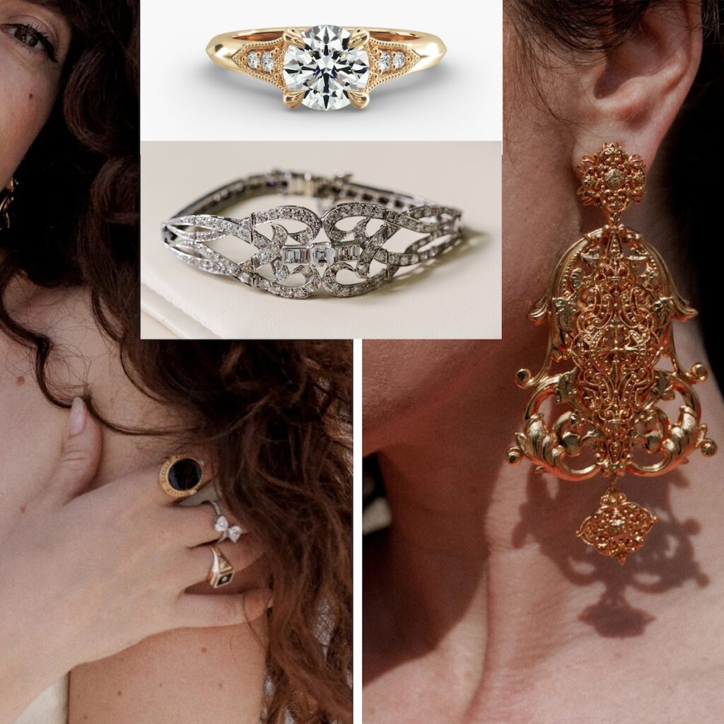 Trend Report: Bridal Fashion Week F/W 2026 3 Jennifer Behr x Léanne Ansar Jeannine Earrings